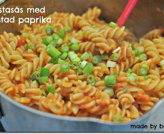 Pastasås med rostad paprika (vegetarisk)