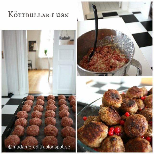 Köttbullar i ugn