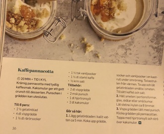 Kaffepannacotta m hjortron