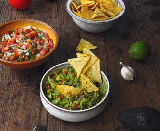 Tacokrydda, Salsa och Guacamole