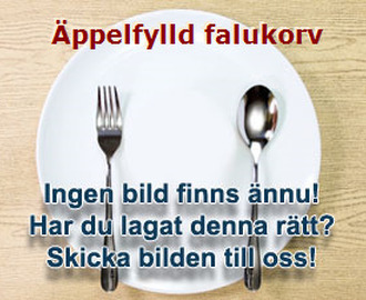 Äppelfylld falukorv