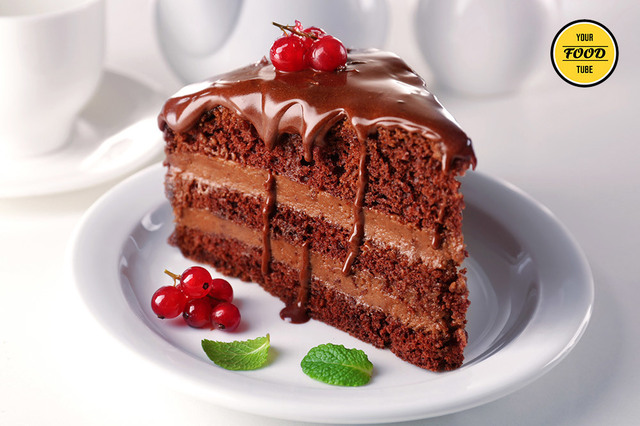 Dark Chocolate Cake with Chocolate Mousse Filling (30-Minute Recipe)