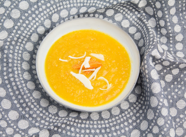 White Cabbage-Carrot Soup with Coconut