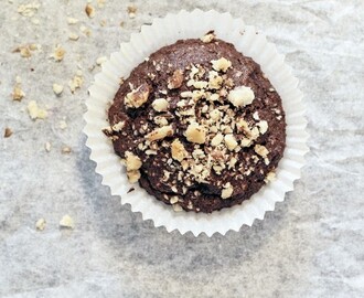 CHOKLADMUFFINS MED NÖTKROSS