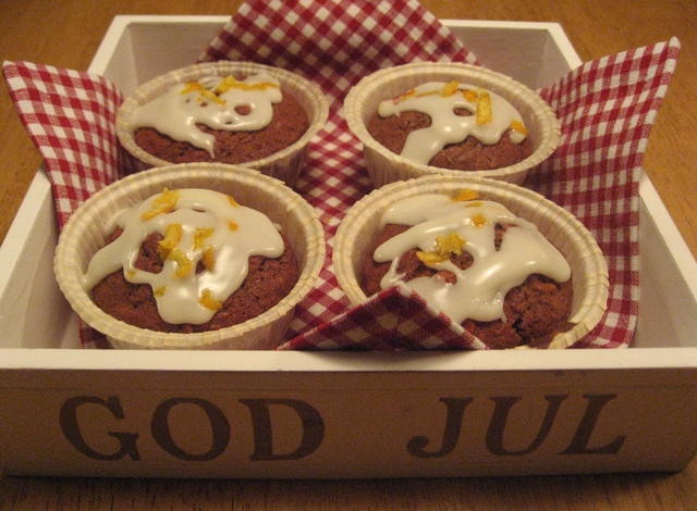 Rödbetsmuffins med julsmak