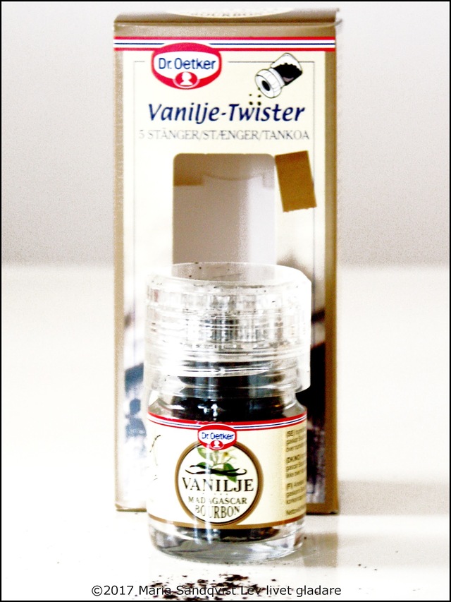 Mal vaniljstång med Vanilje-Twister