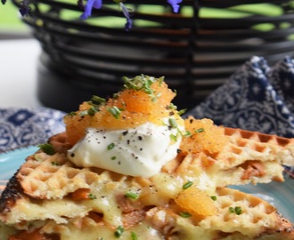 Kantarelltoast med västerbottensost och rom