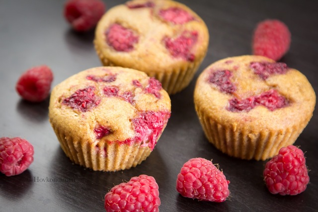 Vegan Raspberry Muffins