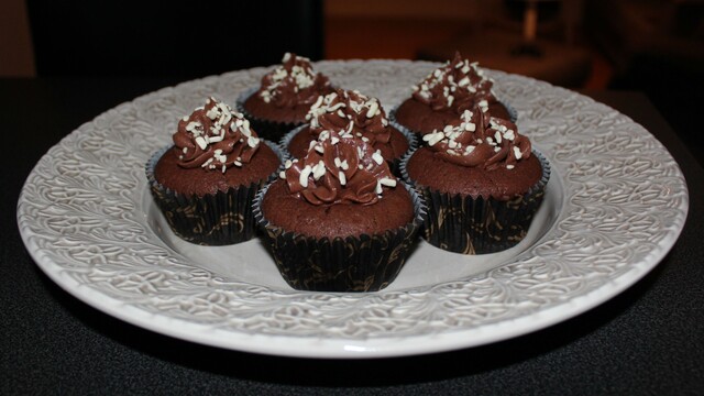 Chokladmuffins med dumle