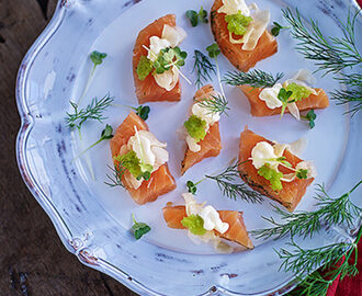 Sashimi på gravlax