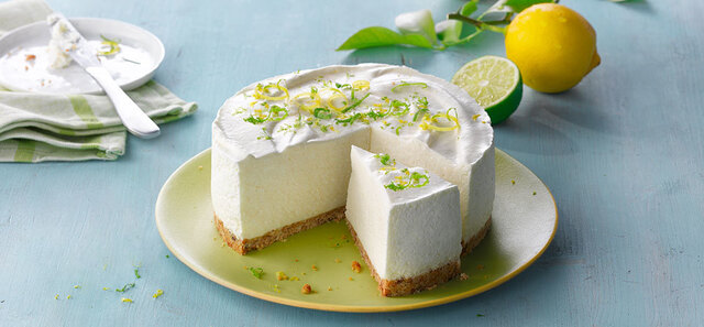 Cheesecake med citron och lime