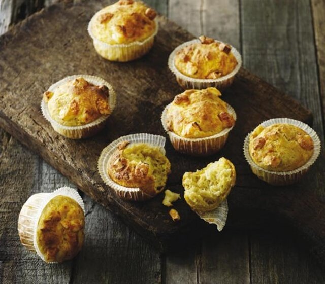 Grönsaksmuffins med brie