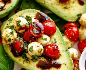 Caprese Stuffed Avocado