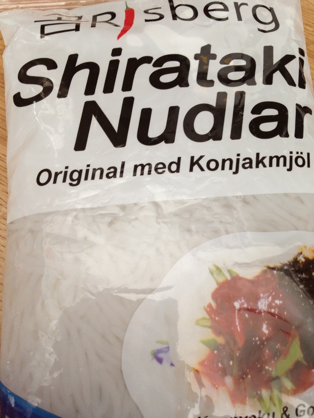 Krämig köttfärssås med Shiratakinudlar