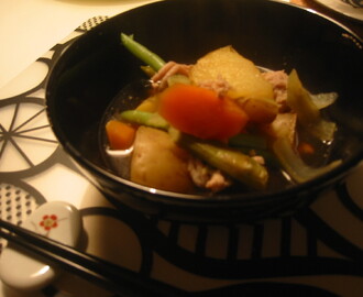 Mat återanvändning: Potatis för Nikujaga (gryta med kött och potatis)