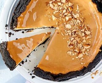 Cheesecake med dulce de leche