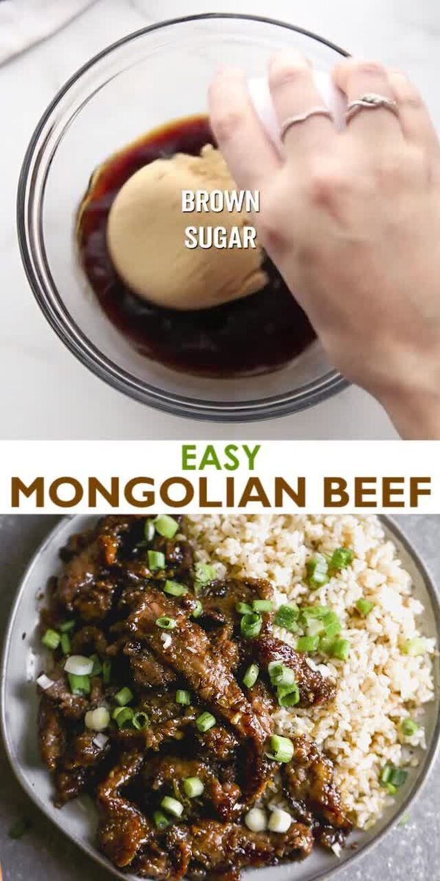 Mongolian Beef [Video] | Recipe [Video] | Beef recipes easy, Mongolian beef recipes, Recipes
