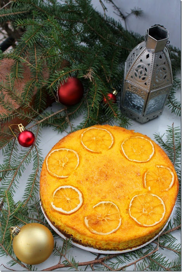 Julen 2014: Saffranscheesecake med smak av apelsin & pepparkaka