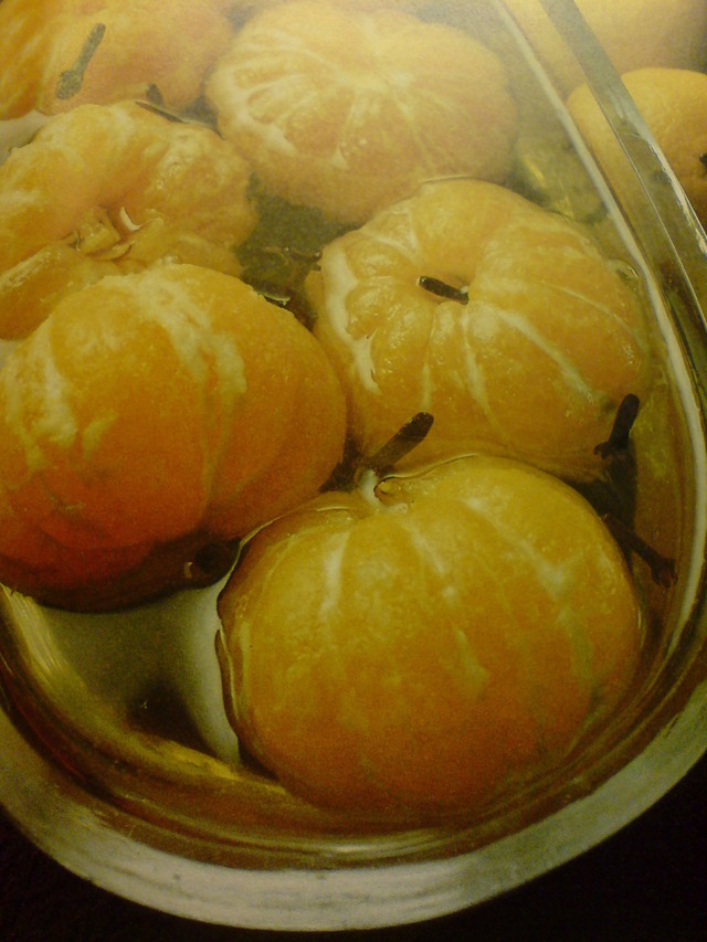 Mandarinsallad med nejlikor