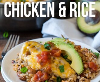 Salsa Chicken Rice Skillet