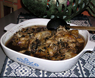 Chicken adobo Filippinsk rätt