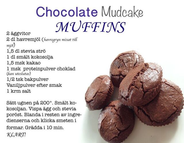 Chocolate mudcake muffins
