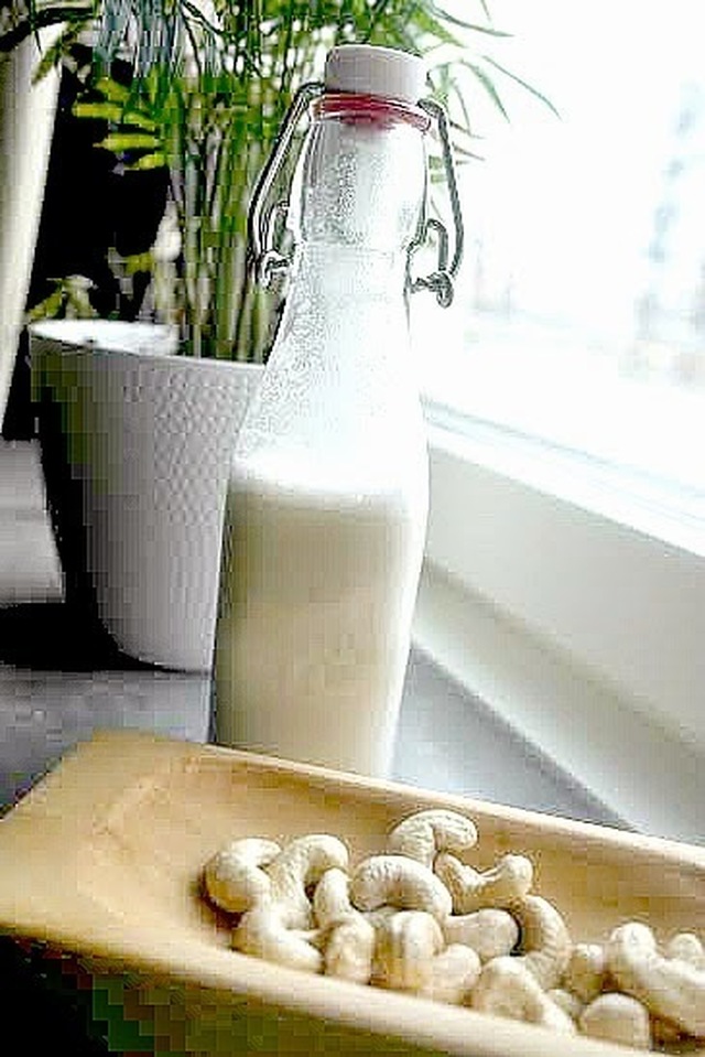 Cashewnötsmjölk - snabbt och enkelt att göra själv