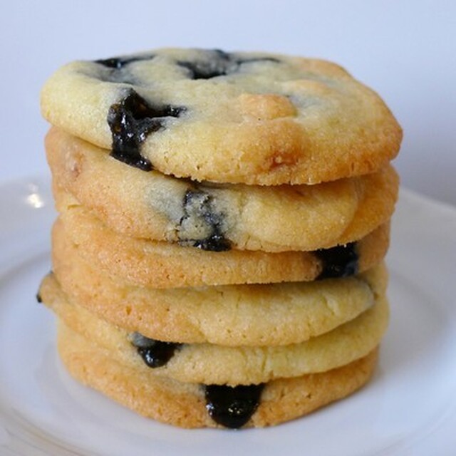 Cookies med lakritsfudge och vit citronchoklad