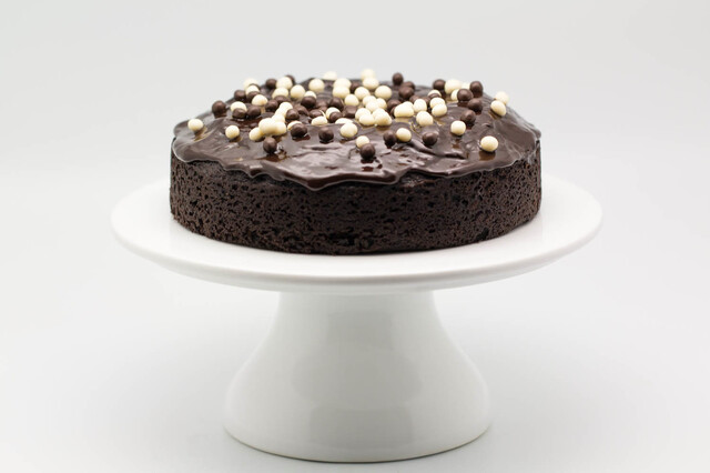 Glazed Chocolate Cake for Valentine's Day