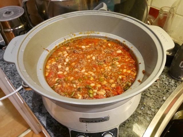 Ljuvlig chili con carne i Crock Pot