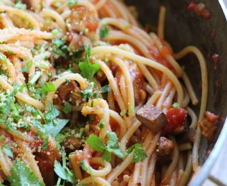 Vegansk Pasta all’Amatriciana – Och Tävling med Kungsörnens Gotlandspasta!