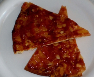 Hugis "smördegspizza" med torkade frukter