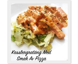 Kasslergratäng Med Smak Av Pizza