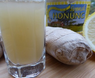 Ingefärsshot med citron och honung