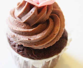 Chokladcupcakes med nutella