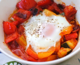 Ratatouille med ägg