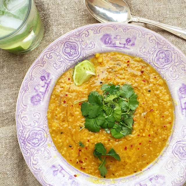 Masoor Dal – het linsgryta (vegan)