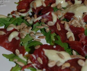 Bresaola med Duettodressing