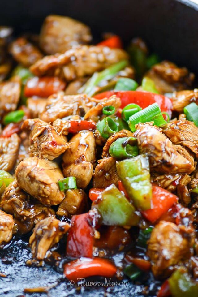 Easy Kung Pao Chicken Recipe - Penney Lane | Kung pao chicken recipe easy, Easy chicken recipes, Kung pao chicken recipe