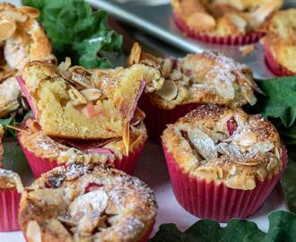 Segmjuka muffins med rabarber | Fredriks Fika