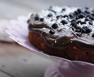 Chocolate chai mudcake utan socker, gluten och mjölk