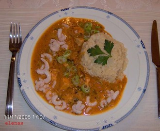 Räk- och fiskgryta (Moqueca de Camarâo)