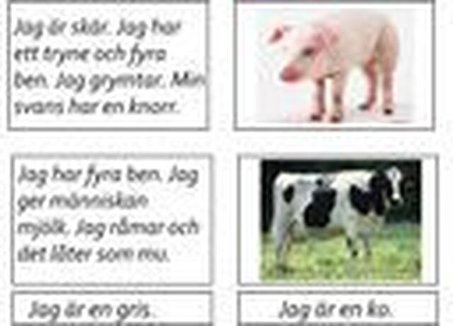 Djurmeningar - bondgården -beställning | Animals: Bondgård (Farm theme) | Pinterest | Farm theme, Montessori and Animals
