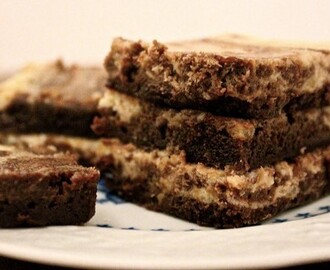 Banancheesecake-brownies