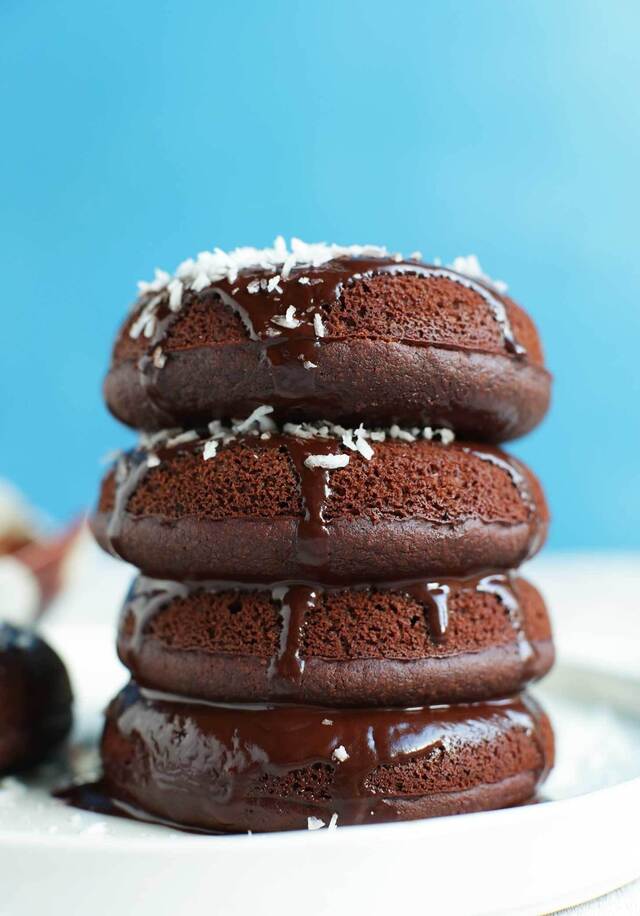 30-Minute Chocolate Donuts (Vegan + GF)