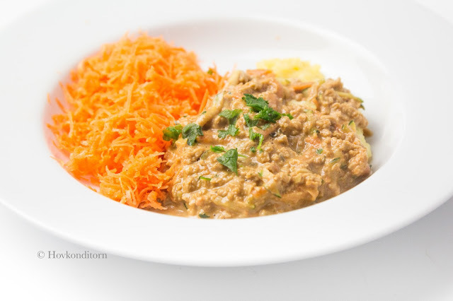 Creamy Soy minced meat Sauce