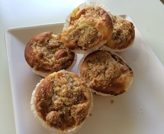 Äpplemuffins med crumble