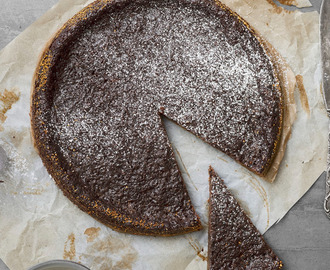 Vegansk, glutenfri kladdkaka