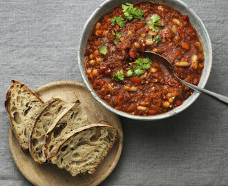 Chili con aubergine