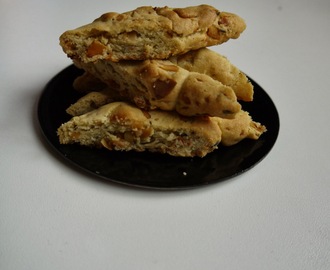 Lavendel och kokosbiscotti